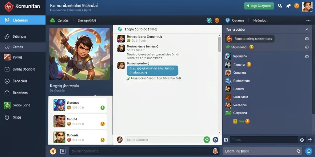 Tampilan antarmuka game yang menarik dan mudah dinavigasi.