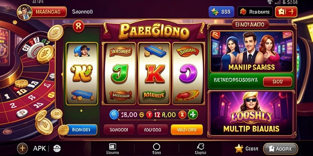 Tampilan awal aplikasi ANGKABET yang menarik.