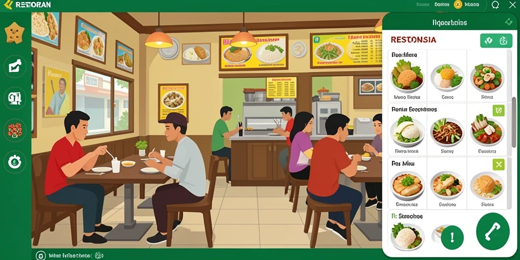 Tampilan antarmuka yang modern dan menarik.