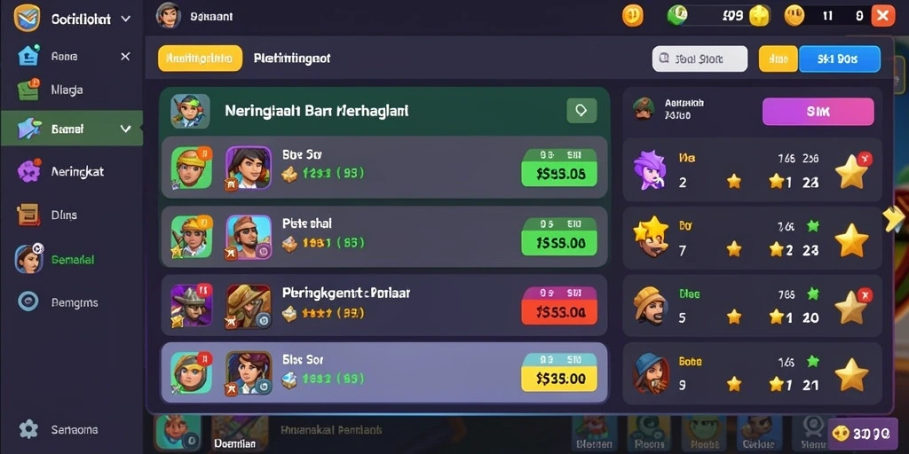 Tangkapan layar tampilan awal game DEWI567 yang menarik.