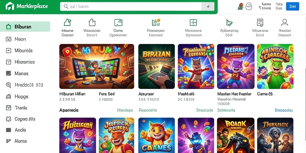 Antarmuka utama LIGAMASTER77 yang menarik.