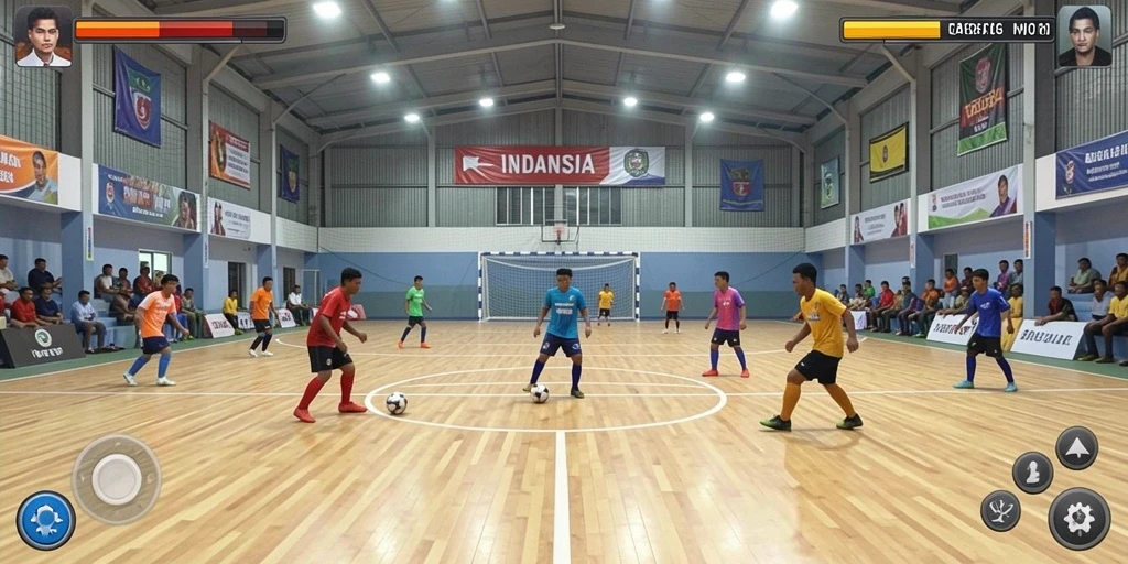 Screenshot menampilkan karakter utama dalam aksi seru.
