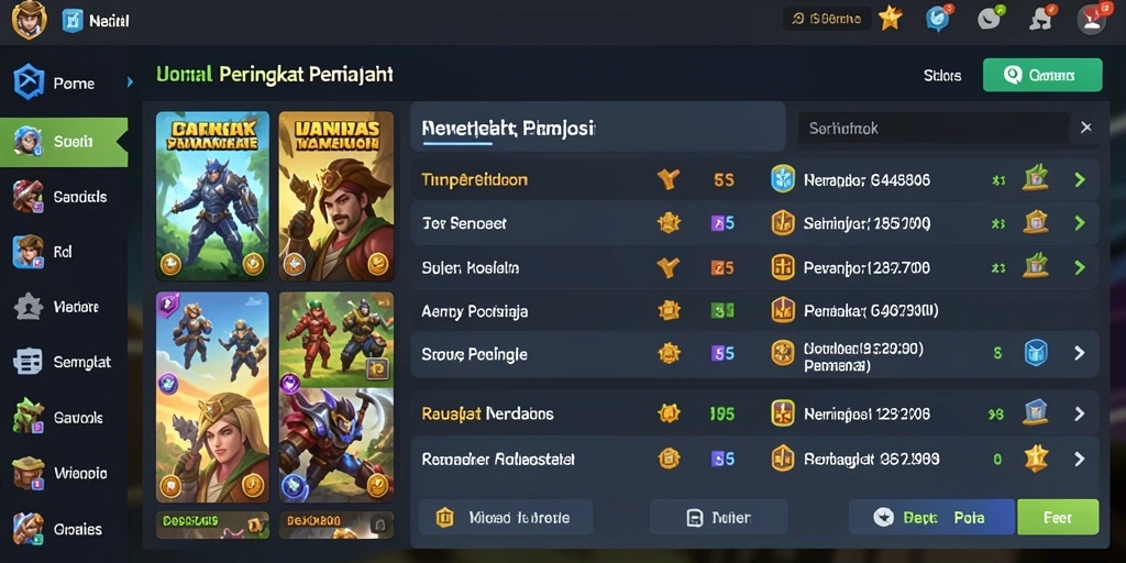Tampilan antarmuka yang user-friendly.
