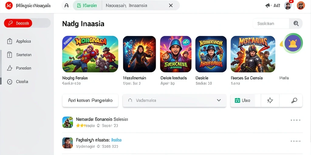 Tampilan antarmuka pengguna yang memukau dan intuitif.